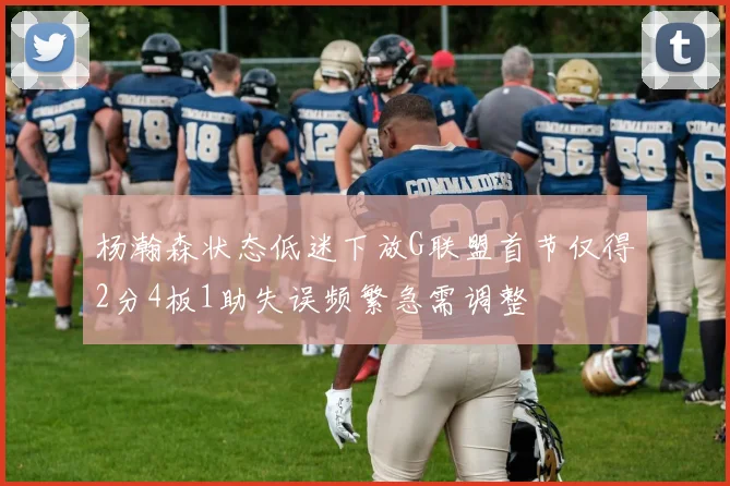 杨瀚森状态低迷下放G联盟首节仅得2分4板1助失误频繁急需调整